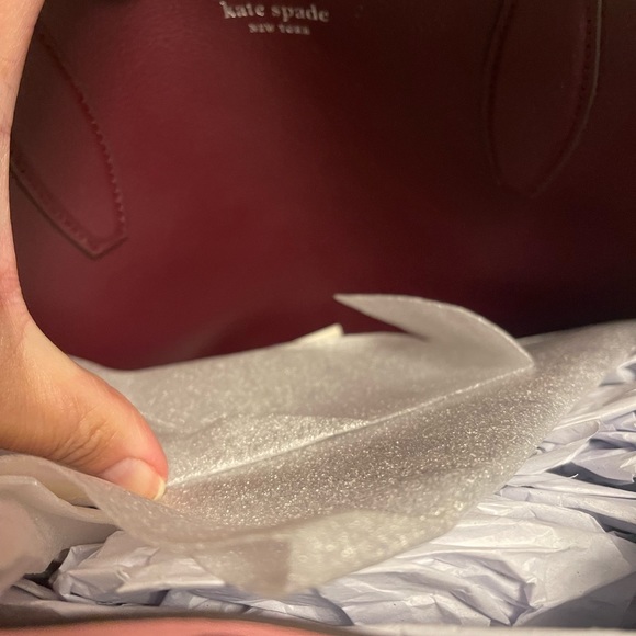 Kate Spade Arch Love Birds Small Reversible Tote Leather Multi, New Sealed, $299 - Picture 10 of 12